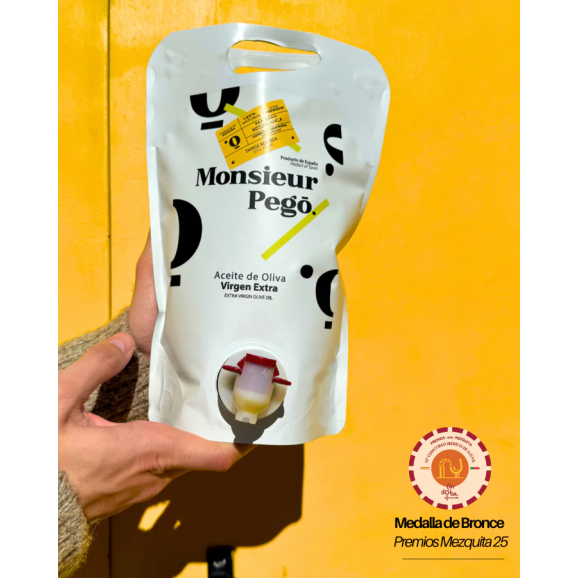 Monsieur Pegó Hojiblanca Envase recarga 3L - Oliva Oliva