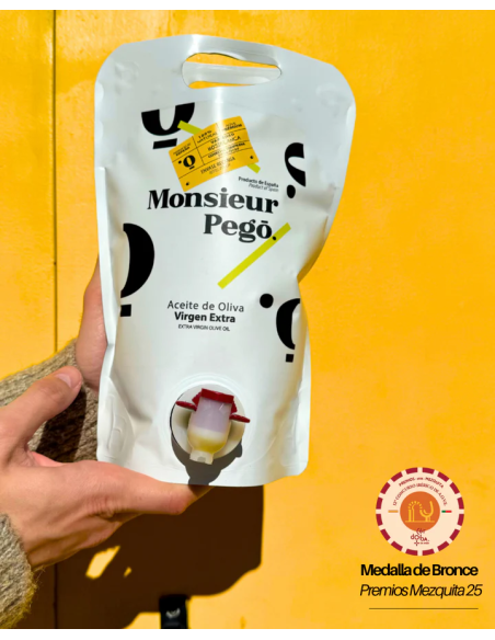 Monsieur Pegó Hojiblanca Envase recarga 3L - Oliva Oliva
