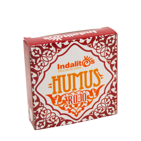 Indalitos Crema de Hummus Rojo 70 gr. - Oliva Oliva