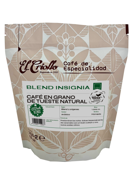El Criollo Blend Insignia Coffee Bean 250 gr.