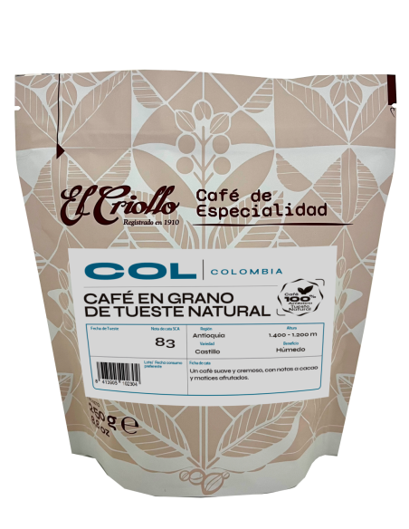 El Criollo Kolumbianische Kaffeebohnen Paket 250 gr. - Oliva Oliva