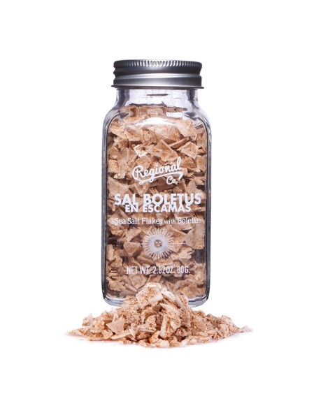 Regional Co. Sel avec des flocons de boletus 80 gr. - Oliva Oliva