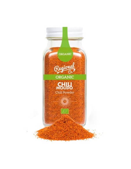 Regional Co. Chili épicé BIO en poudre Pot 70 gr. - Oliva Oliva