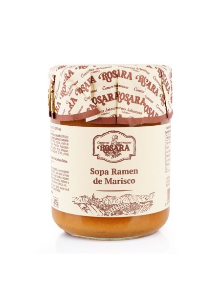 Conservas Artesanas Rosara Meeresfrüchte-Ramen-Suppe - Glas 445 ml.