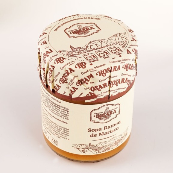Conservas Artesanas Rosara Sopa Ramen de Marisco - Tarro 445 ml.