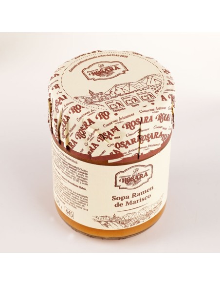 Conservas Artesanas Rosara Meeresfrüchte-Ramen-Suppe - Glas 445 ml.