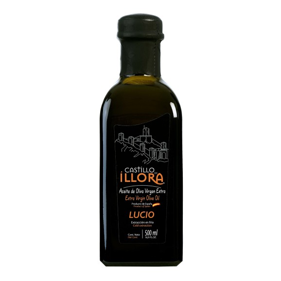 Castillo de Íllora Lucio - Frasca de vidrio 500 ml.