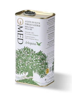 OMED Arbequina Bidon métal 1 l. - Oliva Oliva