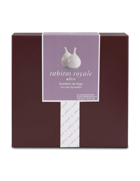 Rabitos Royale White Bombón de higo Estuche 142 gr. - Oliva Oliva