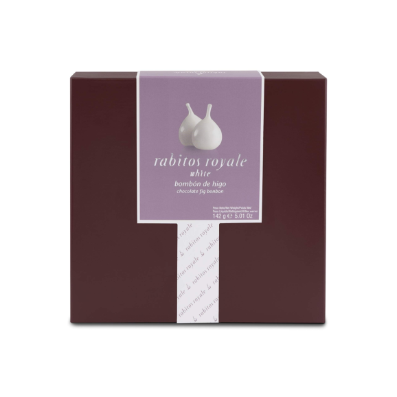 Rabitos Royale White Fig chocolates Case 142 gr. - Oliva Oliva