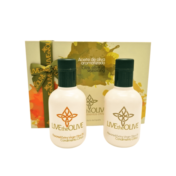 LivetheOlive Etui für Zitrusgewürze 2x250 ml. - Oliva Oliva