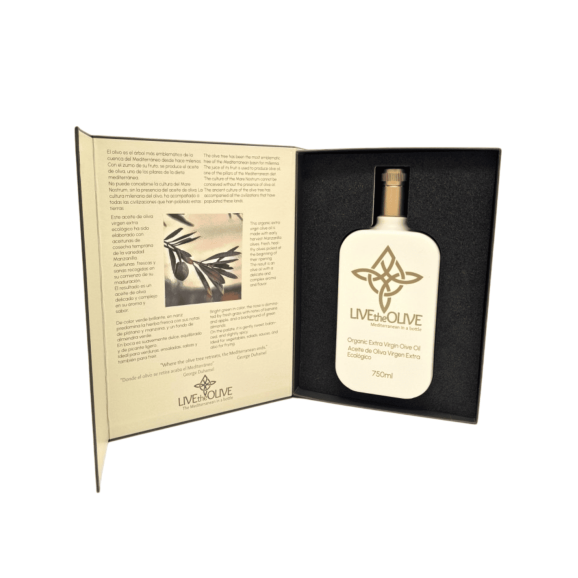 LivetheOlive Etui Natura 750 ml. - Oliva Oliva