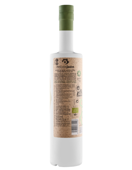 Oleícola Jaén Picual BIO Glasflasche 500 ml. - Oliva Oliva