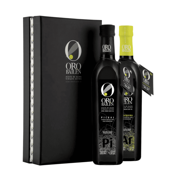 Oro Bailén Picual und Arbequina Deluxe Koffer 2x500 ml. - Oliva Oliva