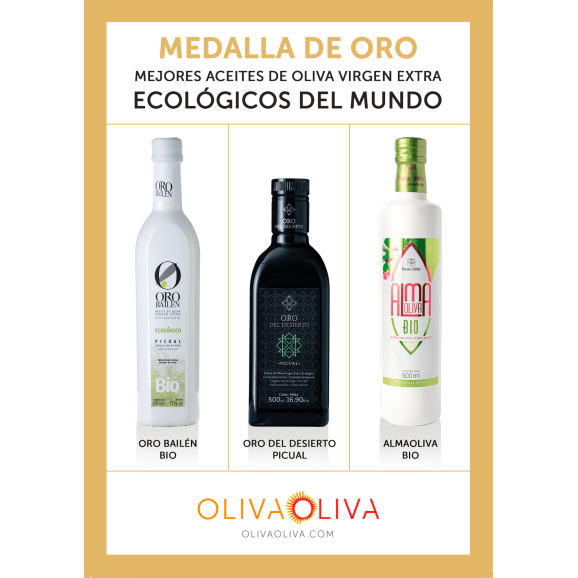 Médaille d'or Meilleures Huiles du Monde 2024 Coffret - Oliva Oliva