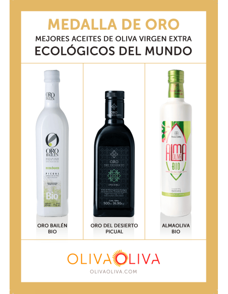 Médaille d'or Meilleures Huiles du Monde 2024 Coffret - Oliva Oliva