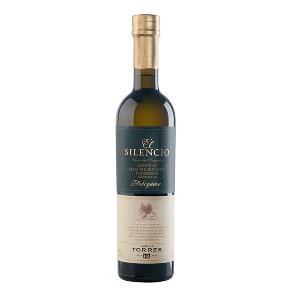 El Silencio Arbequina Glasflasche 500 ml. - Oliva Oliva