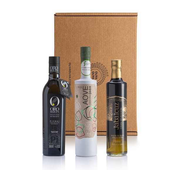 Besten Olivenöle Jaén Selección 2024 im Geschenkbox - Oliva Oliva