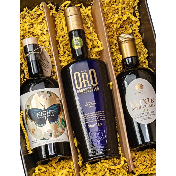 Mejores Aceites del Mundo Olive Japan 2025 - Botellas de vidrio 3x500 ml.