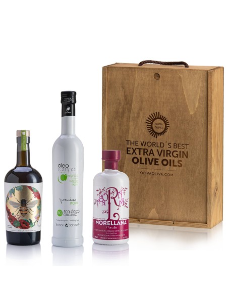World's Best Organic Olive Oils BIOL 2025 in Wooden box - Oliva Oliva