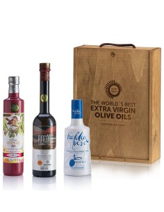 World's Best Olive Oils Top Ten Evooleum 2025 Wooden box - Oliva Oliva