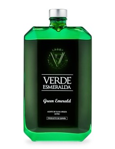 Verde Esmeralda Green Emerald Picual - Botella de vidrio 500 ml.