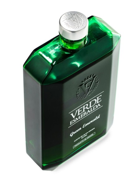Verde Esmeralda Green Emerald Picual - Glass bottle 500 ml.