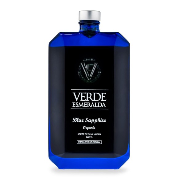 Verde Esmeralda Blue Sapphire Organic Picual - Glass bottle 500 ml.