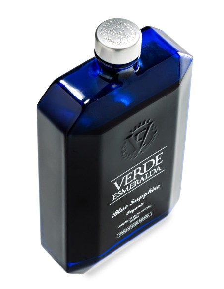 Verde Esmeralda Blue Sapphire Organic Picual - Glass bottle 500 ml.