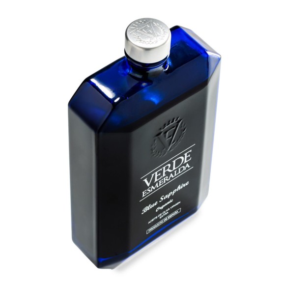 Verde Esmeralda Blue Sapphire Organic Picual - Glass bottle 500 ml.