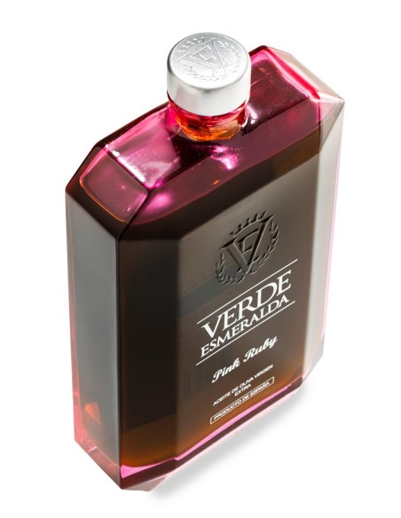Verde Esmeralda Pink Ruby Hojiblanca - Glasflasche 500 ml.