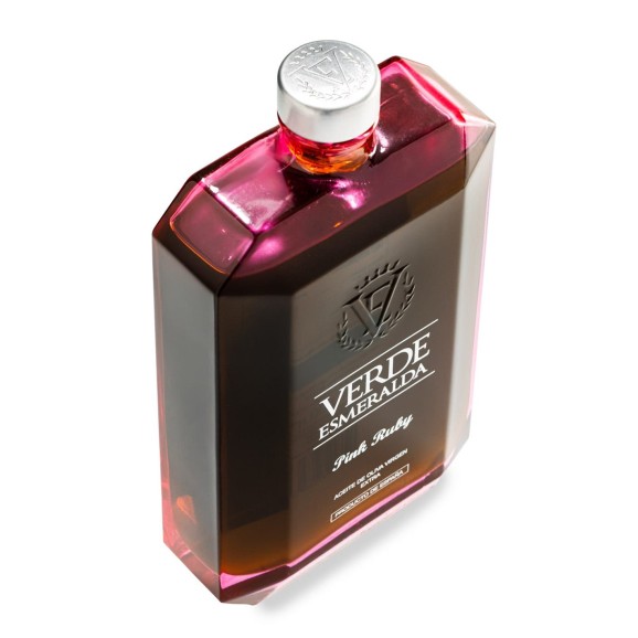Verde Esmeralda Pink Ruby Hojiblanca - Glasflasche 500 ml.