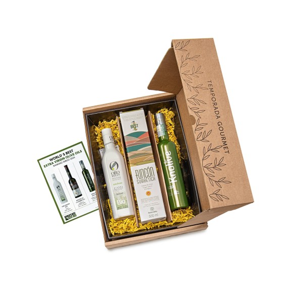Mejores Aceites del Mundo Ranking WBOO 2025 - Caja con Diploma