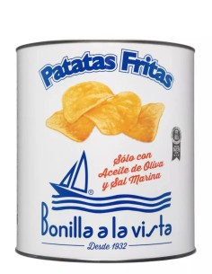 Bonilla a la Vista Chips mit Olivenöl Blechdose 500 gr. 2