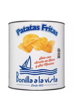 Bonilla a la Vista Chips mit Olivenöl Blechdose 275 gr. 2