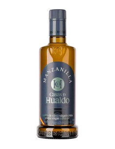 aceite de oliva casas de hualdo manzanilla botella de vidrio de  500ml 