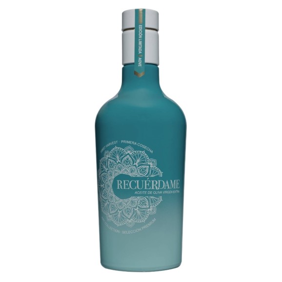 Recuérdame Arbequina Botella de vidrio 500 ml.