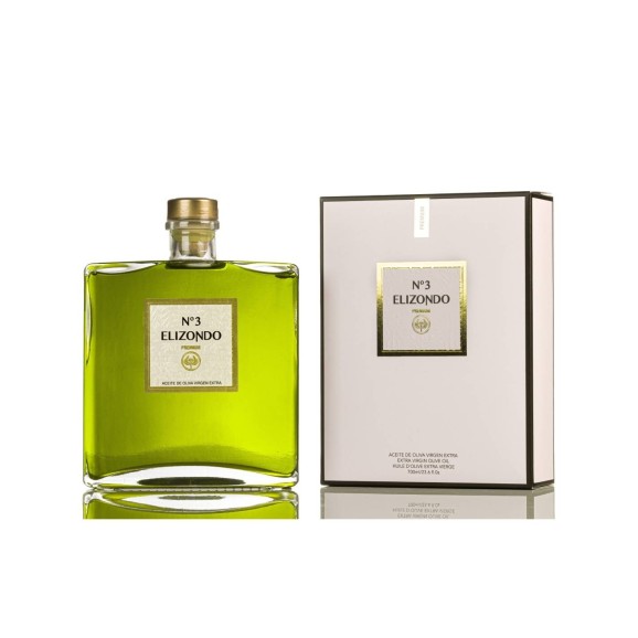 Elizondo Picual Premium Nº3 Glass bottle 700 ml. with Case
