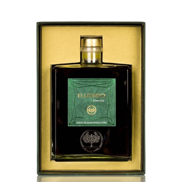 Elizondo Emerald Edición Limitada Botella de vidrio 1L con Estuche