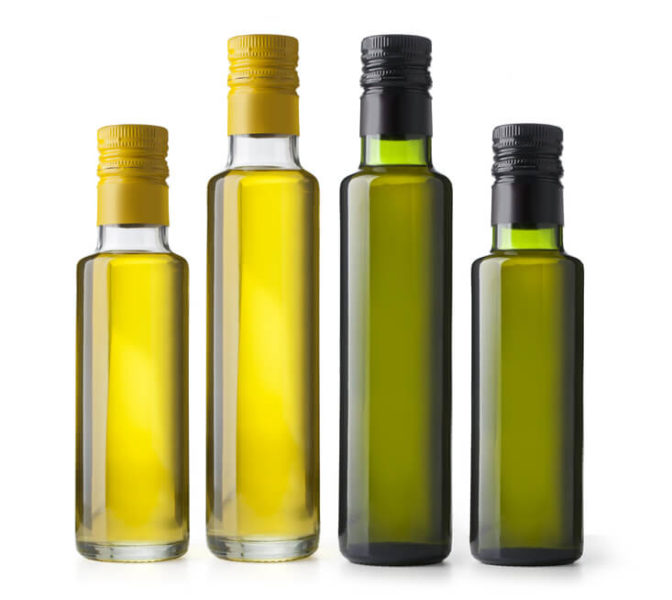 Botellas de aceite