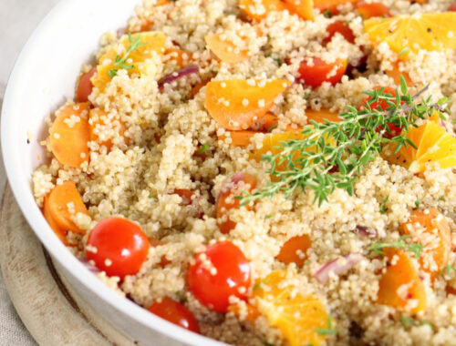 ENSALADA DE QUINOA, CENA SALUDABLE CON AOVE
